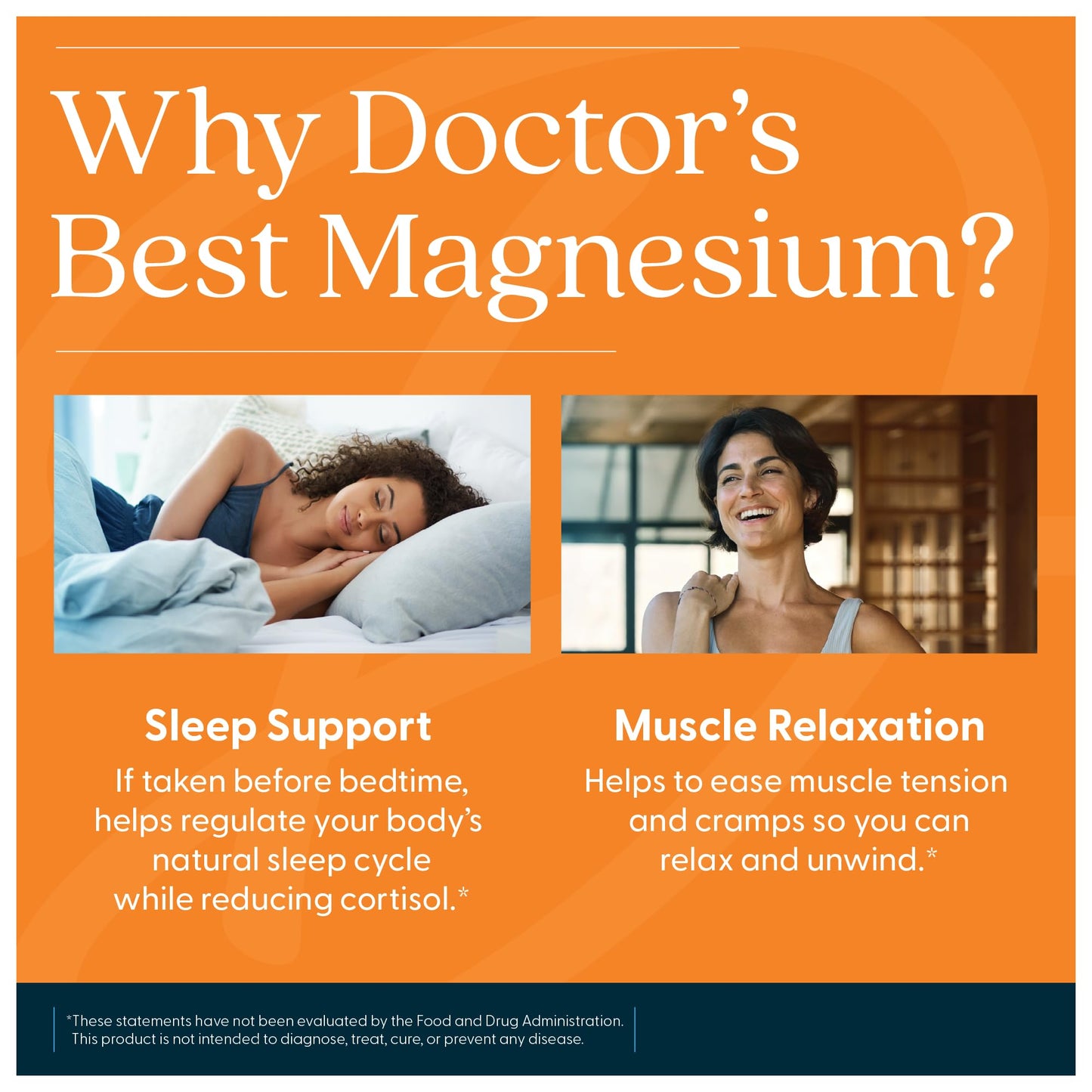 Doctor's Best High Absorption Magnesium Glycinate Lysinate for Sleep Support