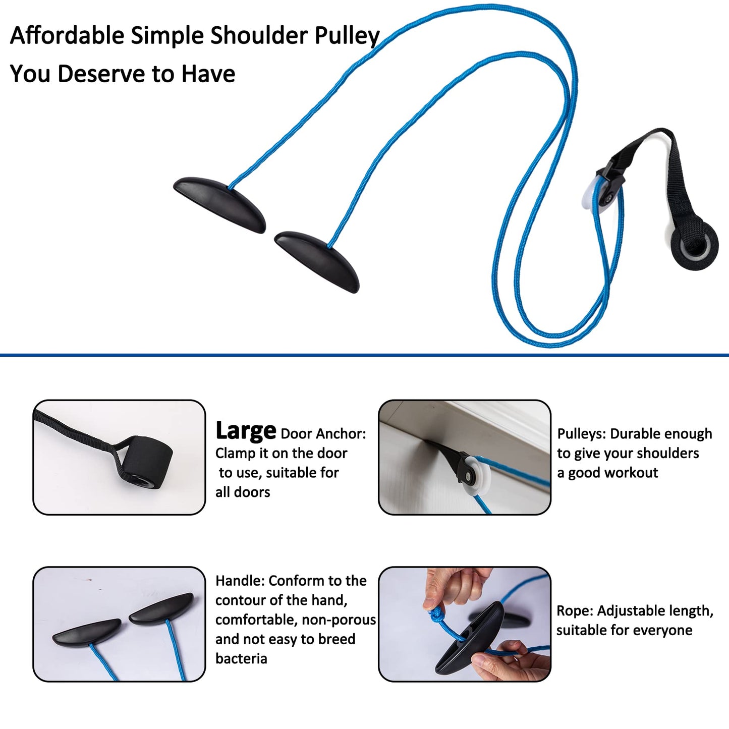 Over the Door Shoulder Pulley System for Passive Shoulder ROM