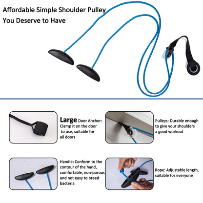 Over the Door Shoulder Pulley System for Passive Shoulder ROM