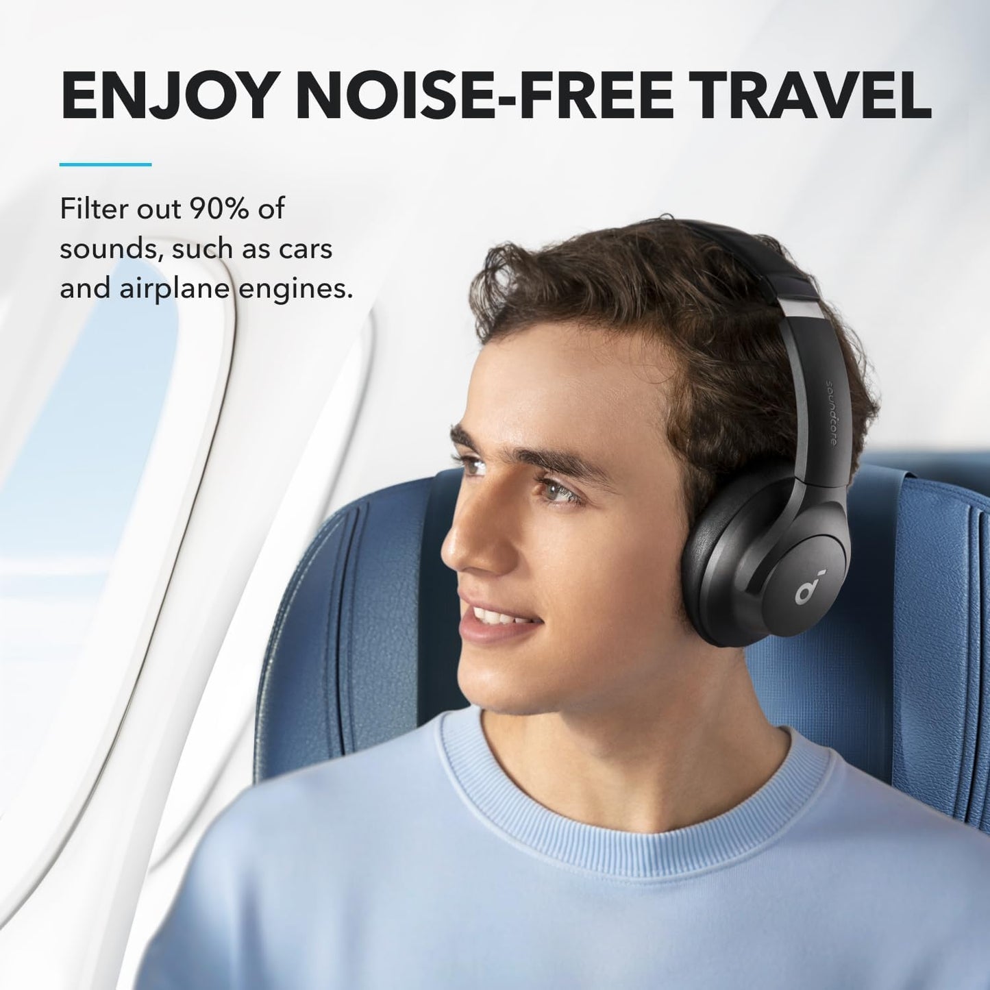 Soundcore by Anker Hybrid Active Noise Cancelling Over-Ear Headphones - imprüv 