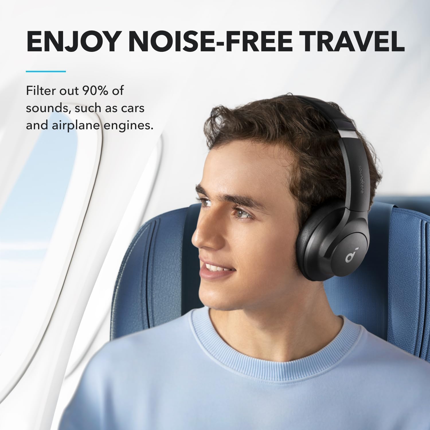 Soundcore by Anker Hybrid Active Noise Cancelling Over-Ear Headphones - imprüv 