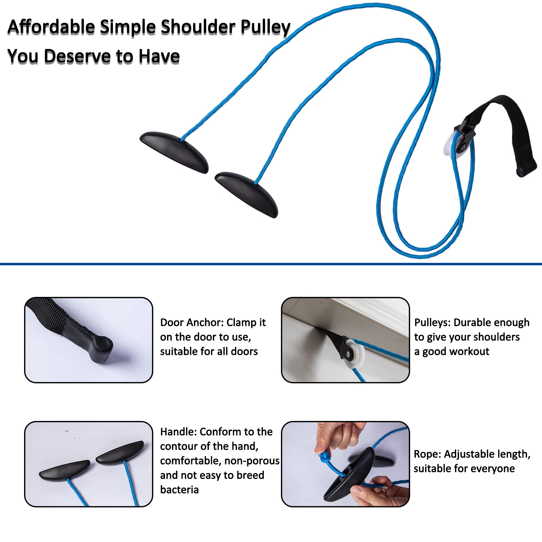 Over the Door Shoulder Pulley System for Passive Shoulder ROM