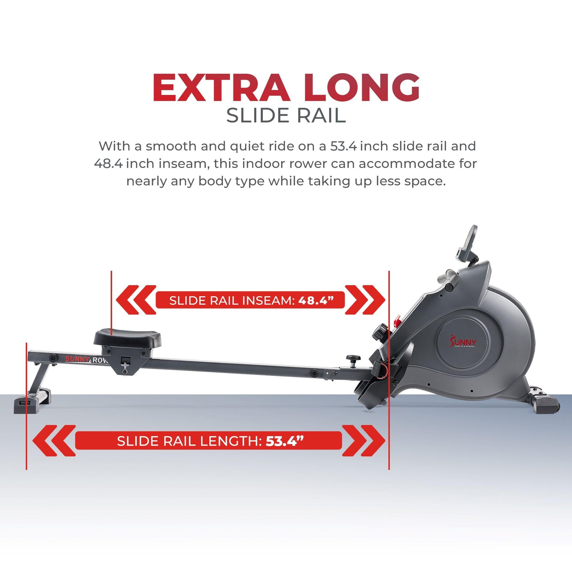 Ergonomic Low-Impact Magnetic Resistance Rowing Machine