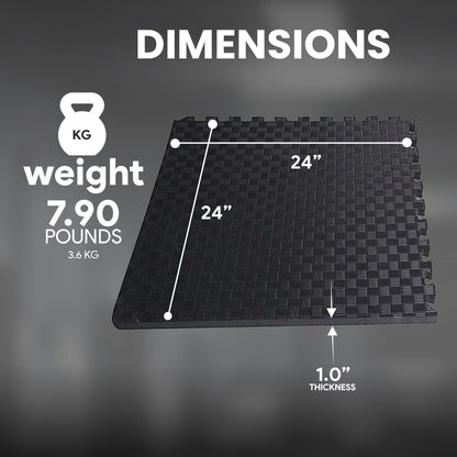 Extra Thick Interlocking Puzzle Foam Tiles for Workout Flooring