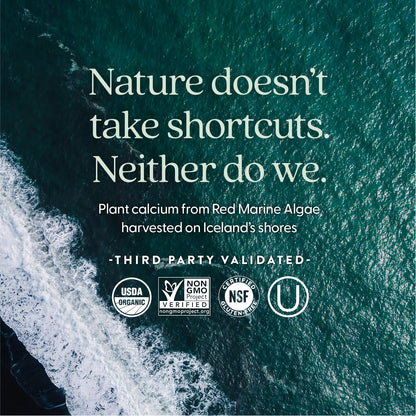 New Chapter Organic Plant Calcium with Magnesium and Vitamin D3+K2 for Bone Strength