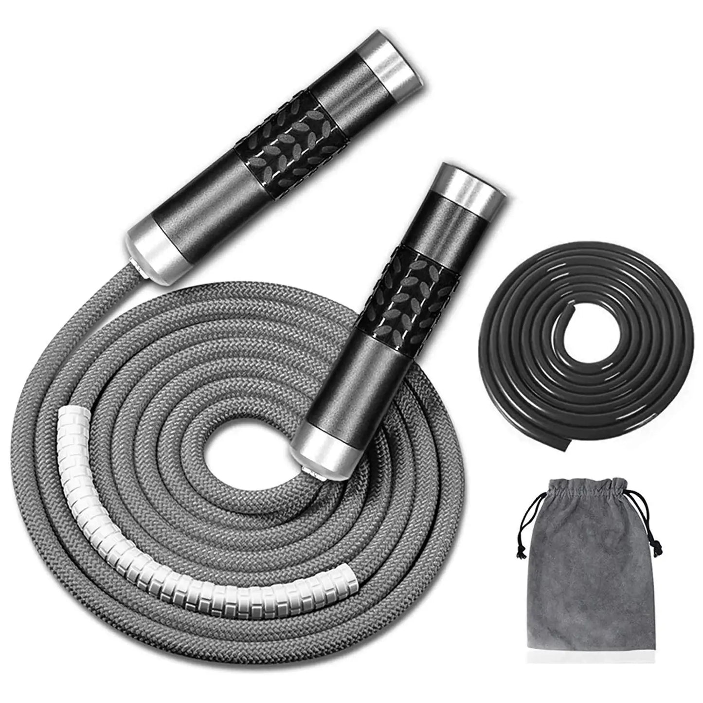 Weighted Jump Rope with Adjustable Length and Tangle-Free Ball Bearings - imprüv 