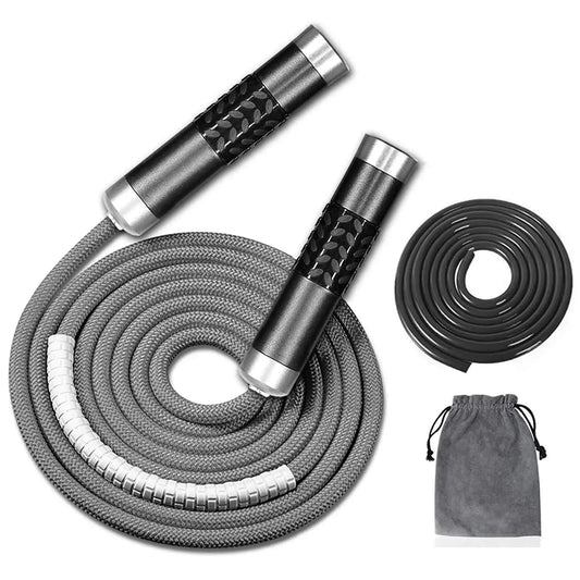 Weighted Jump Rope with Adjustable Length and Tangle-Free Ball Bearings - imprüv 