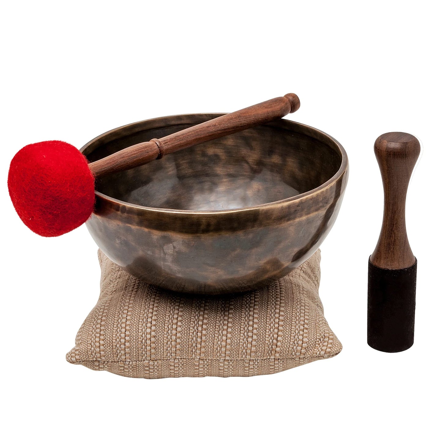 Deep Tone Pure Bronze Tibetan Singing Bowl for Sound Bath Meditation