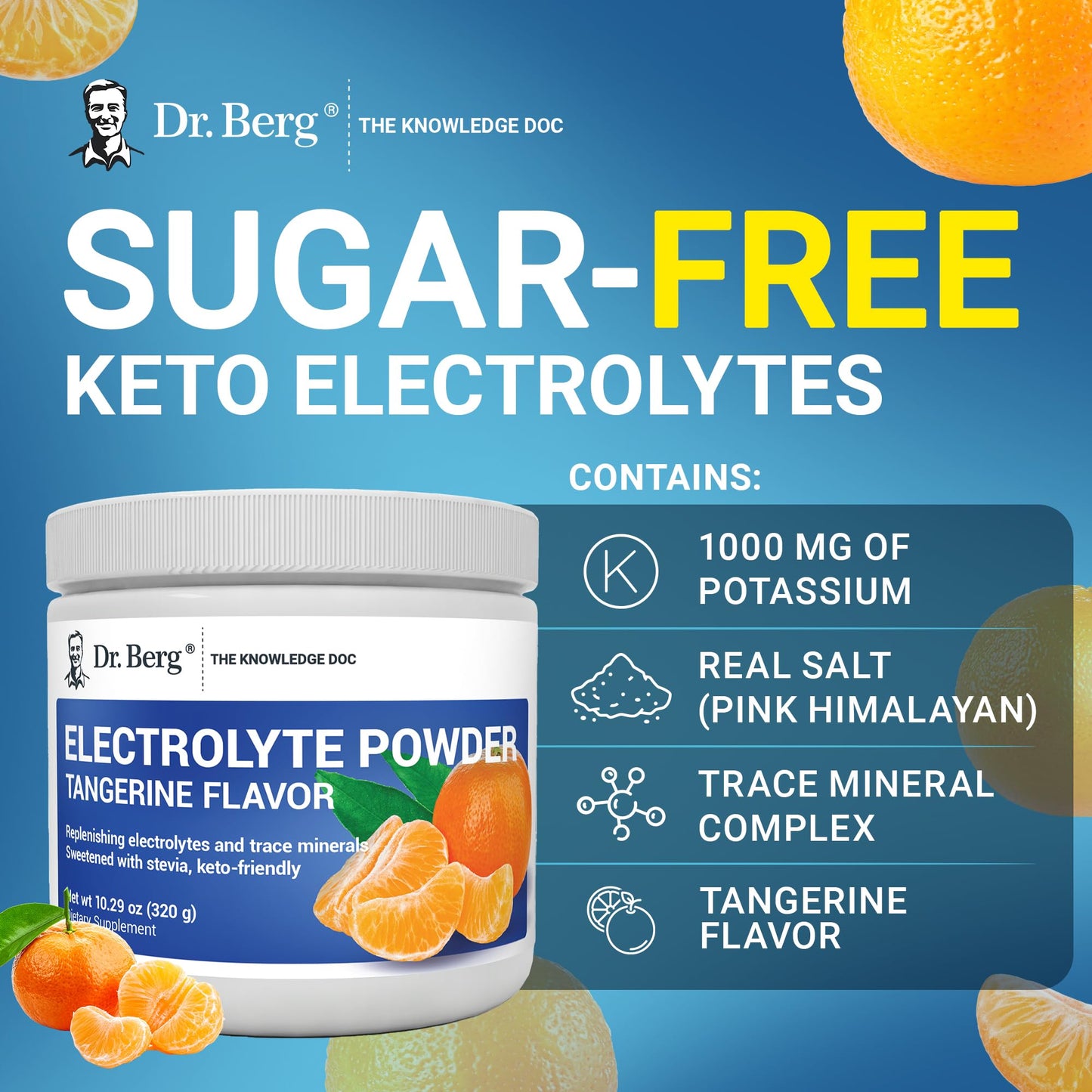 Dr. Berg Sugar Free Electrolyte Hydration Powder