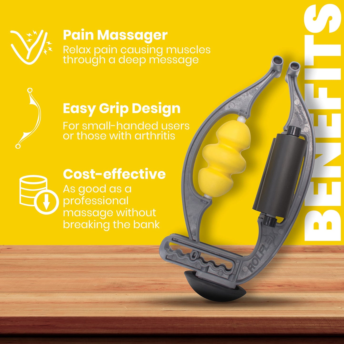 Forearm and Calf Massage Roller for Elbow Pain and Shin Splint Recovery