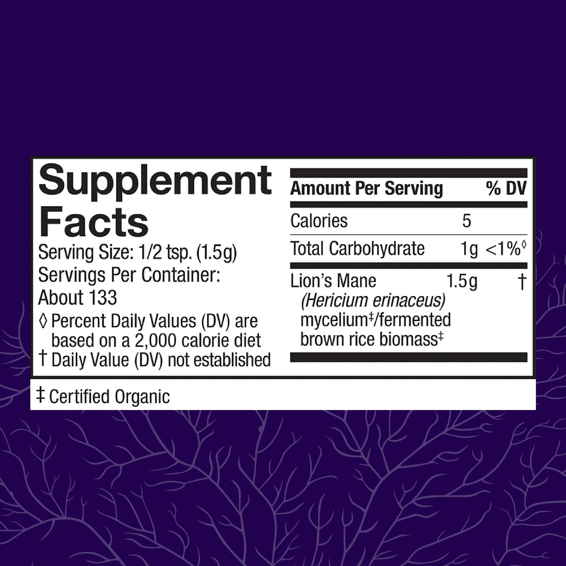 Host Defense Lion's Mane Mushroom Powder for Brain and Memory Support, 7 oz (133 Servings) - imprüv 