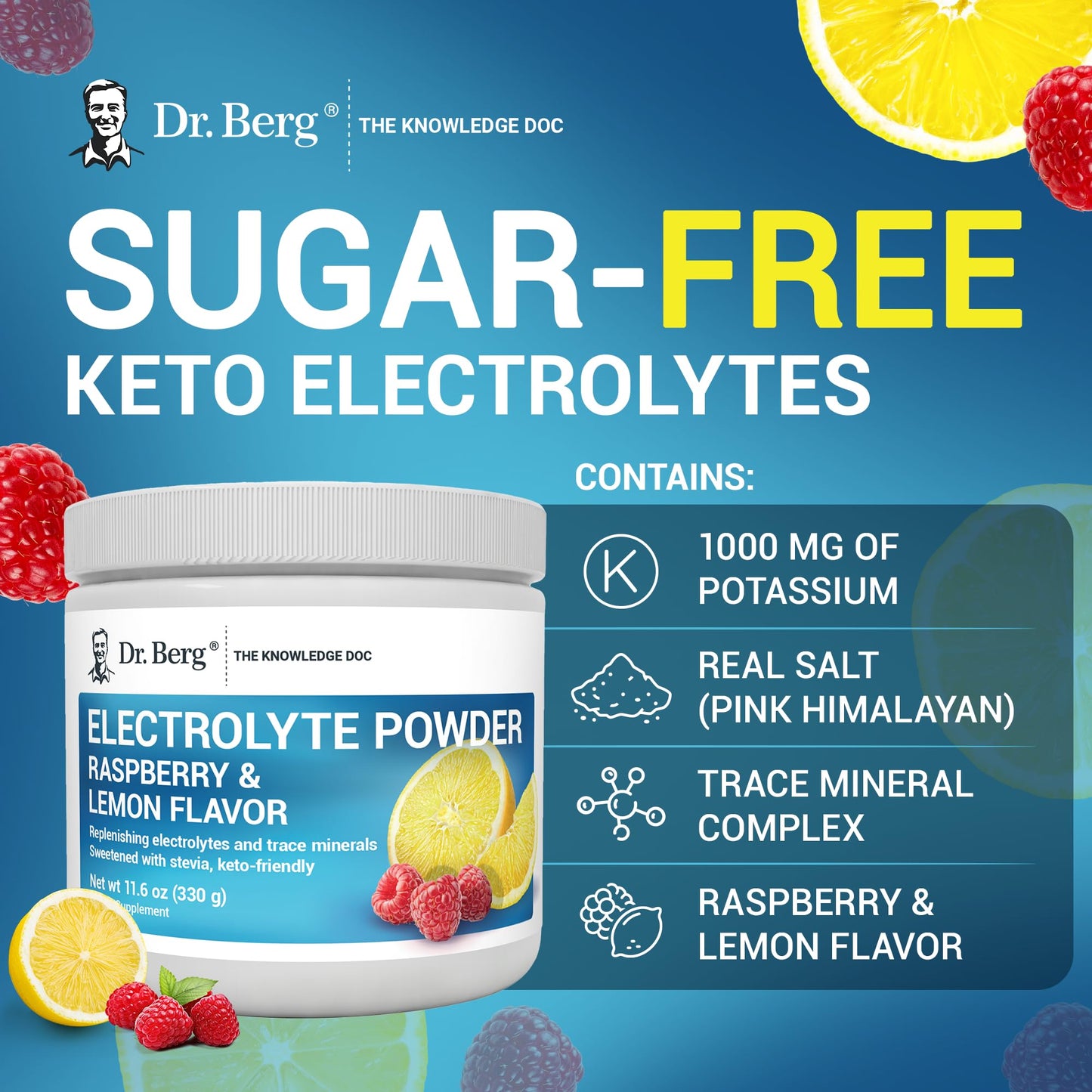 Dr. Berg Sugar Free Electrolyte Hydration Powder