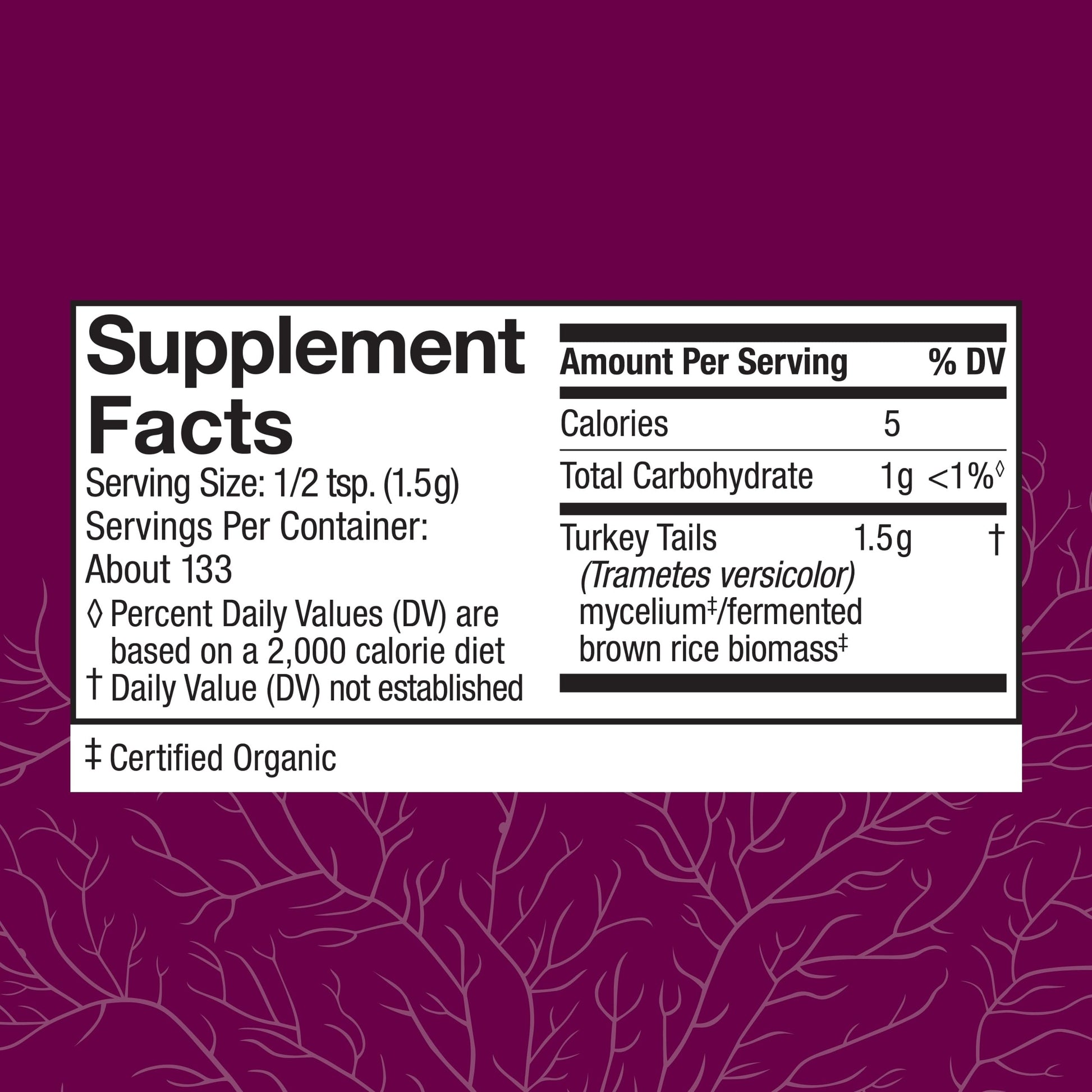 Host Defense Turkey Tail Mushroom Powder for Immune Balance, 7 oz (133 Servings) - imprüv 