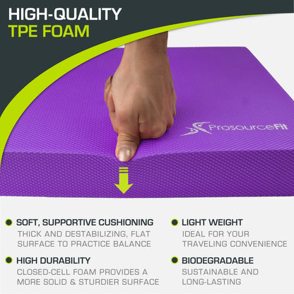 Non-Slip Cushioned Balance Foam Pad