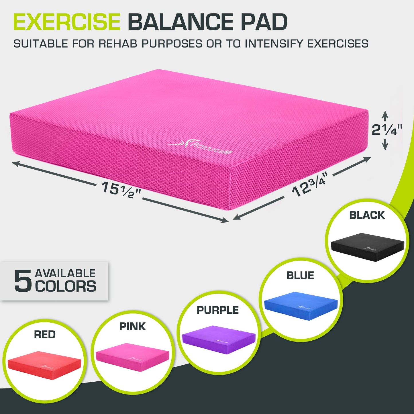 Non-Slip Cushioned Balance Foam Pad