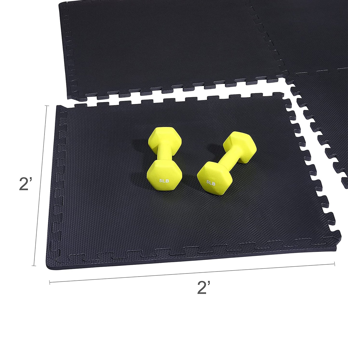 Extra Thick Interlocking Puzzle Foam Tiles for Workout Flooring