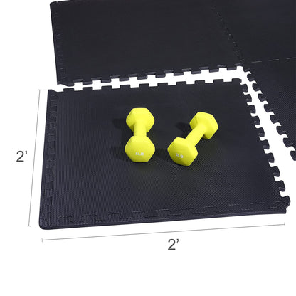 Extra Thick Interlocking Puzzle Foam Tiles for Workout Flooring