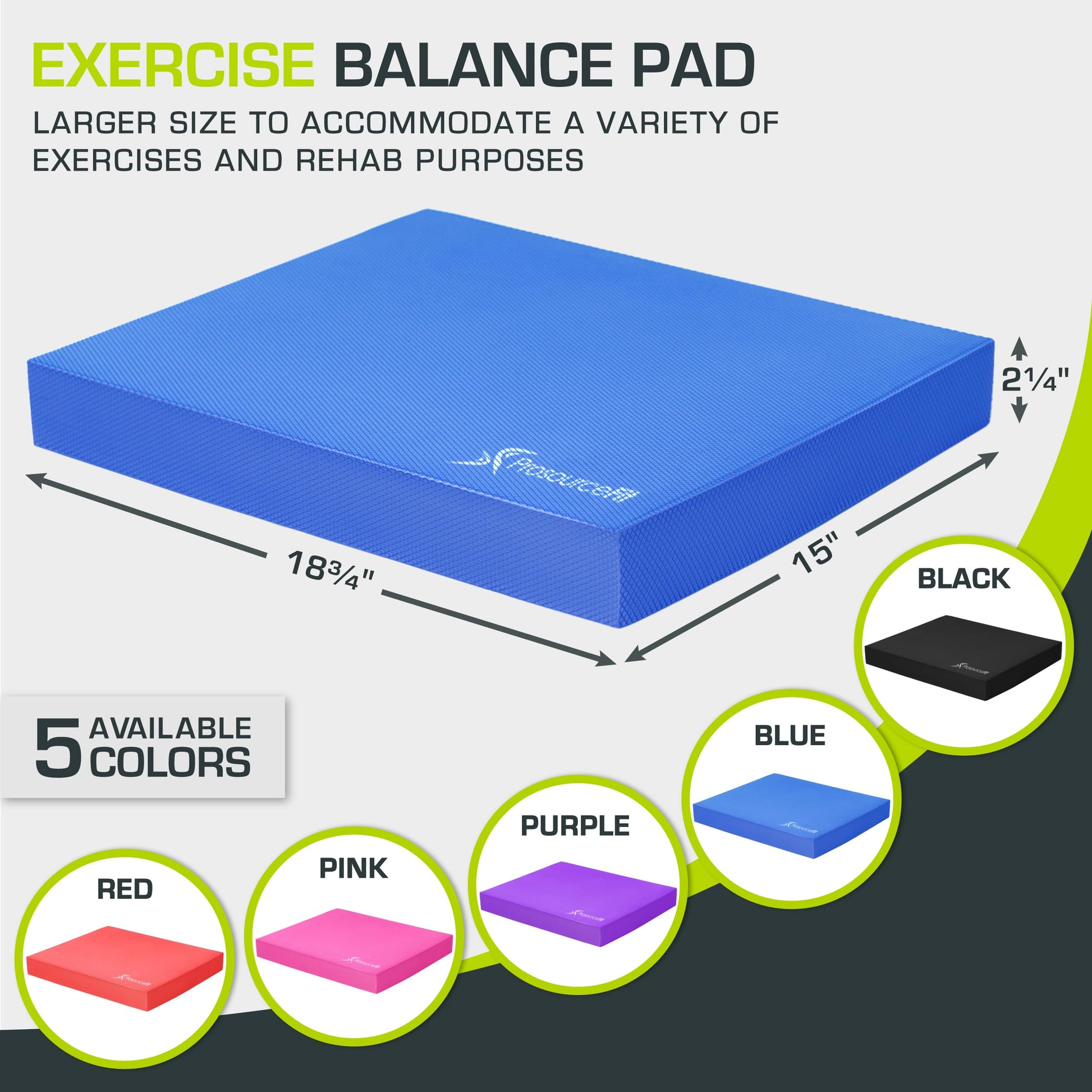 Non-Slip Cushioned Balance Foam Pad