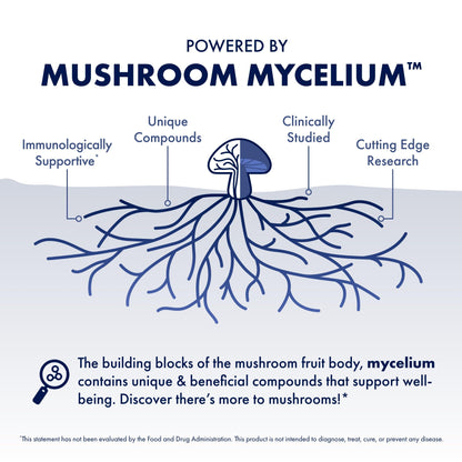 Host Defense MyCommunity 17 Species Mushroom Powder Blend, 3.5 oz (66 Servings) - imprüv 