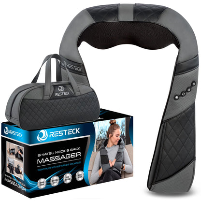 Electric Shiatsu Deep Tissue Neck Massager with Heat