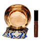 Deep Tone Pure Bronze Tibetan Singing Bowl for Sound Bath Meditation