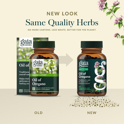 Gaia Herbs Oil of Oregano for Immune & Antioxidant Support - imprüv 