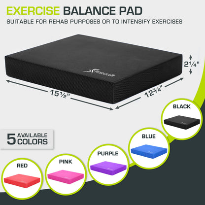 Non-Slip Cushioned Balance Foam Pad