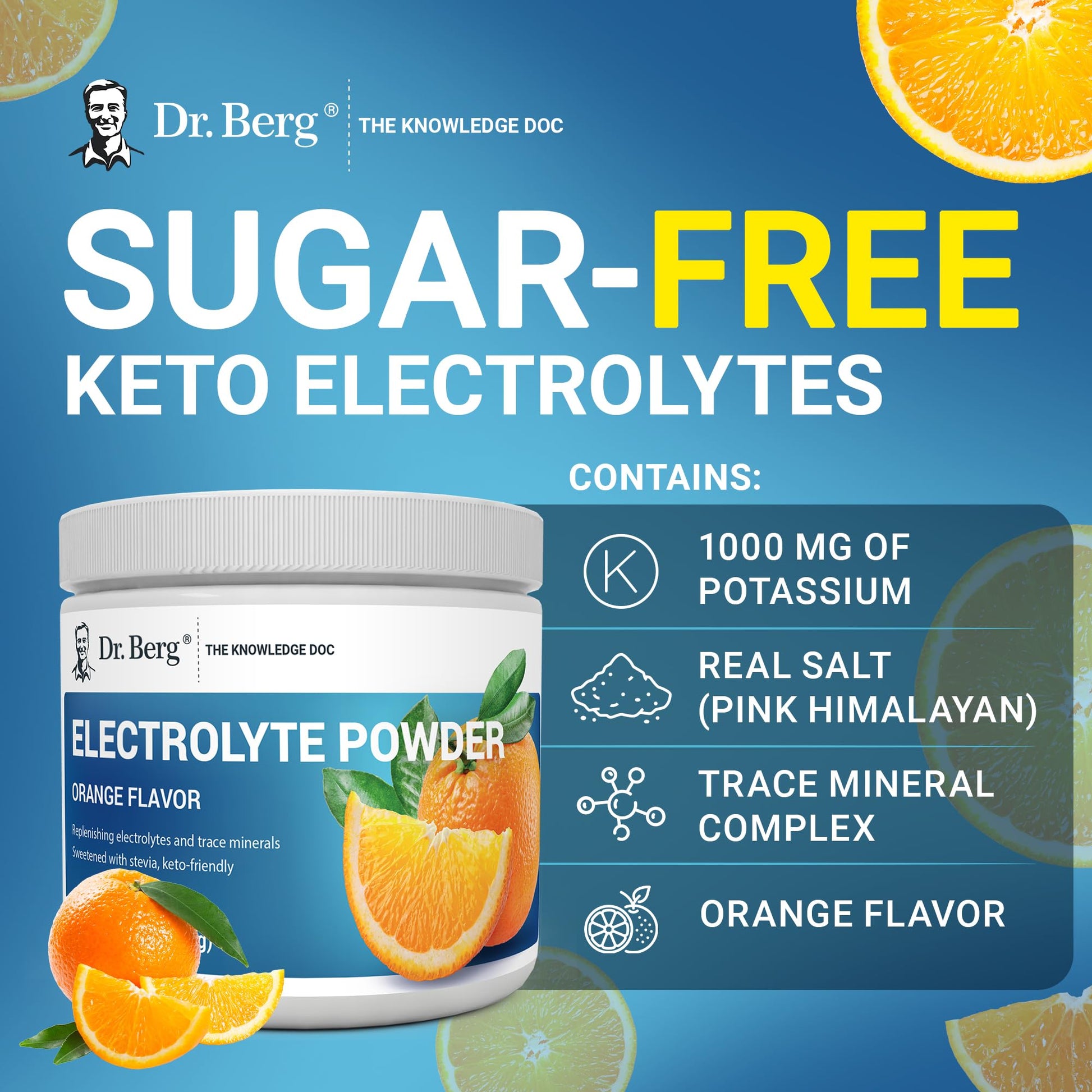 Dr. Berg Sugar Free Electrolyte Hydration Powder