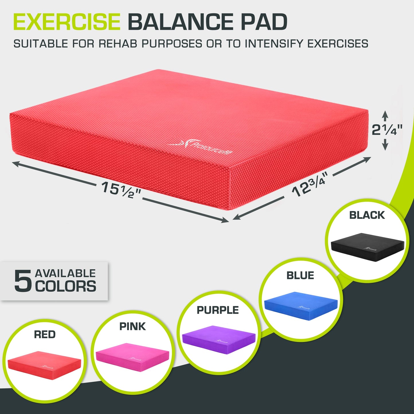 Non-Slip Cushioned Balance Foam Pad