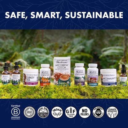 Host Defense Lion's Mane Mushroom Powder for Brain and Memory Support, 7 oz (133 Servings) - imprüv 