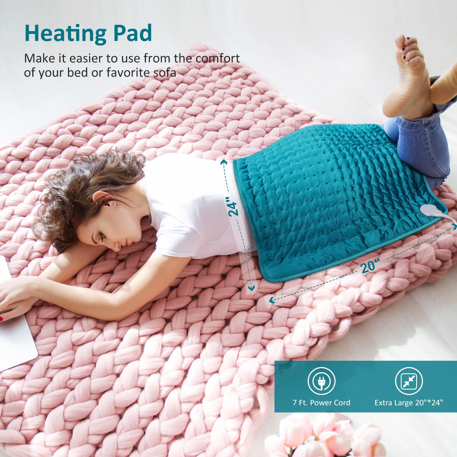 Machine Washable Electric Heating Pad