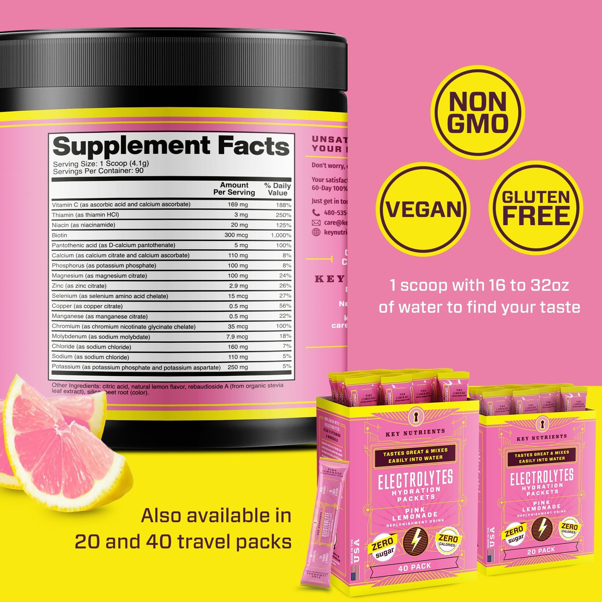 Multivitamin Zero Sugar Electrolyte Hydration Powder