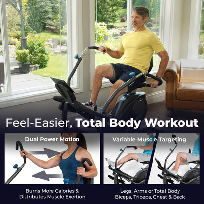 FreeStep Recumbent Elliptical Stepper