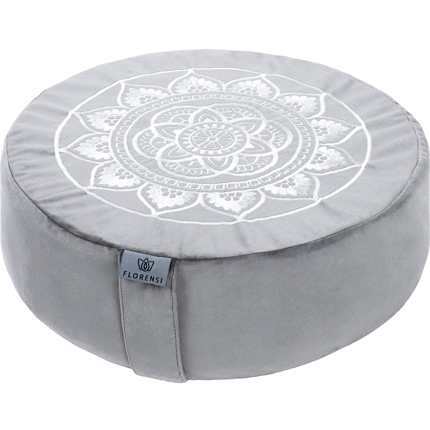 Traditional Tibetan Meditation Floor Pillow with Velvet Cover