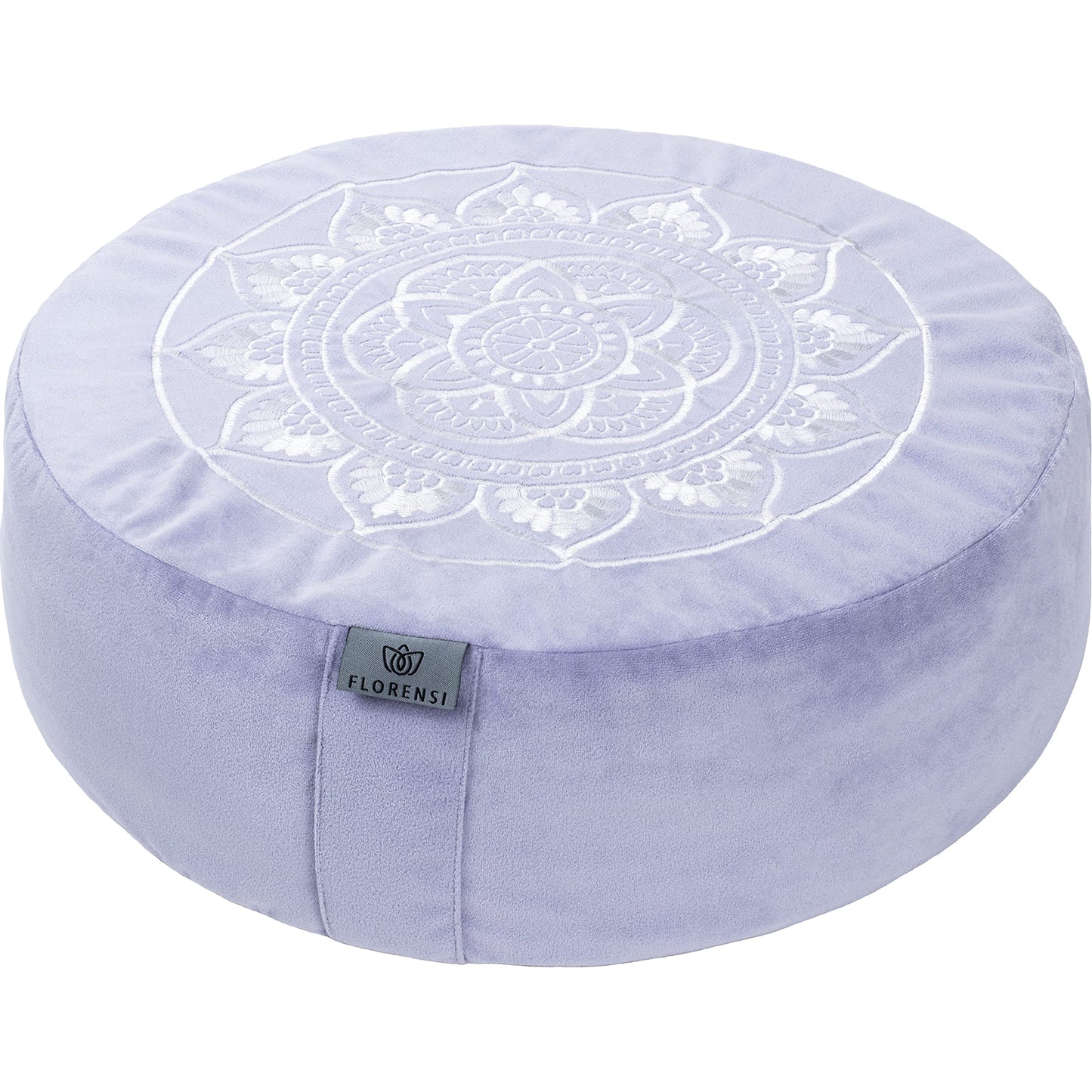 Traditional Tibetan Meditation Floor Pillow with Velvet Cover