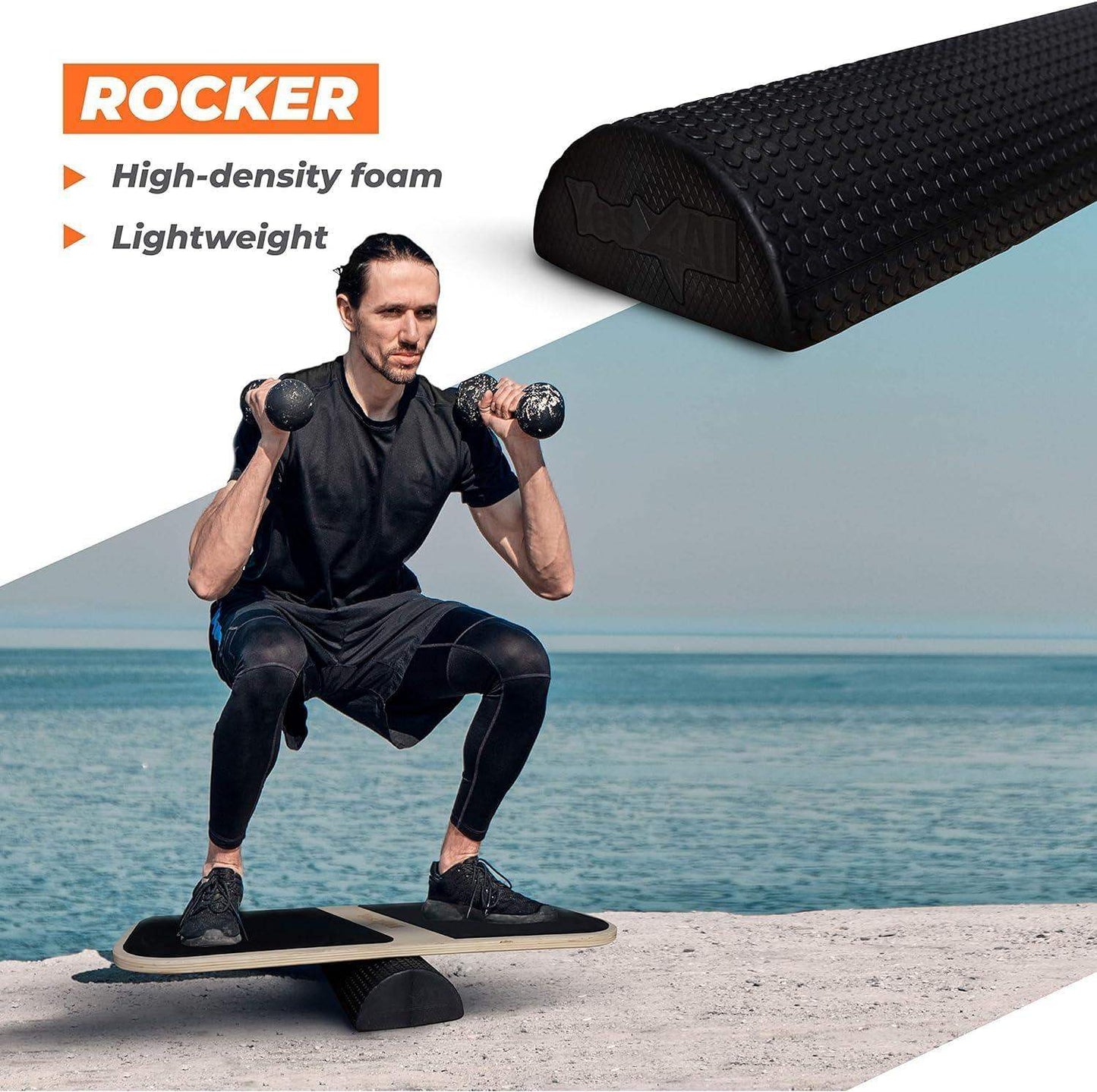 Balance Board Surf Sport Trainer for Core Strength & Coordination - imprüv  