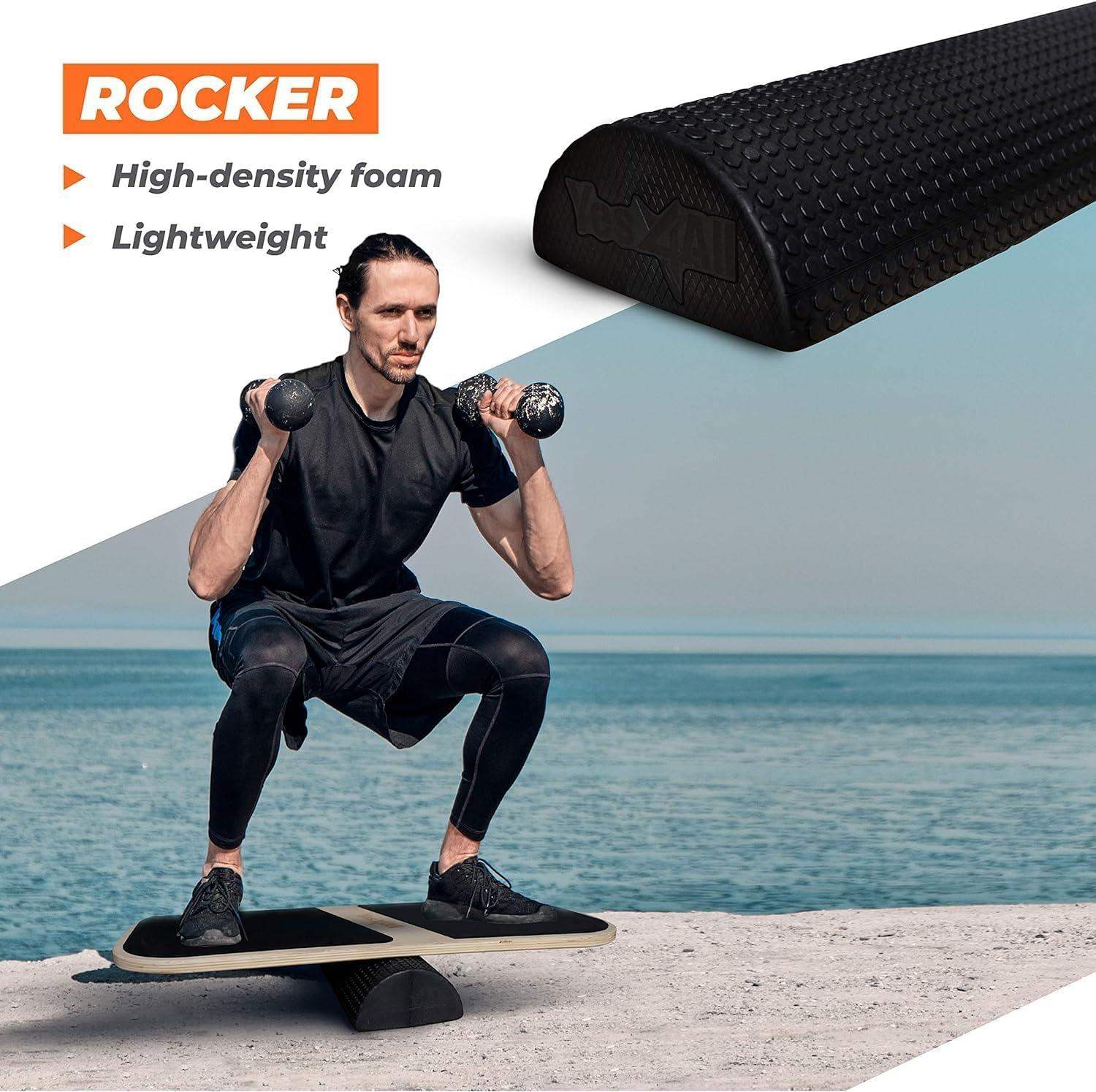 Balance Board Surf Sport Trainer for Core Strength & Coordination - imprüv  