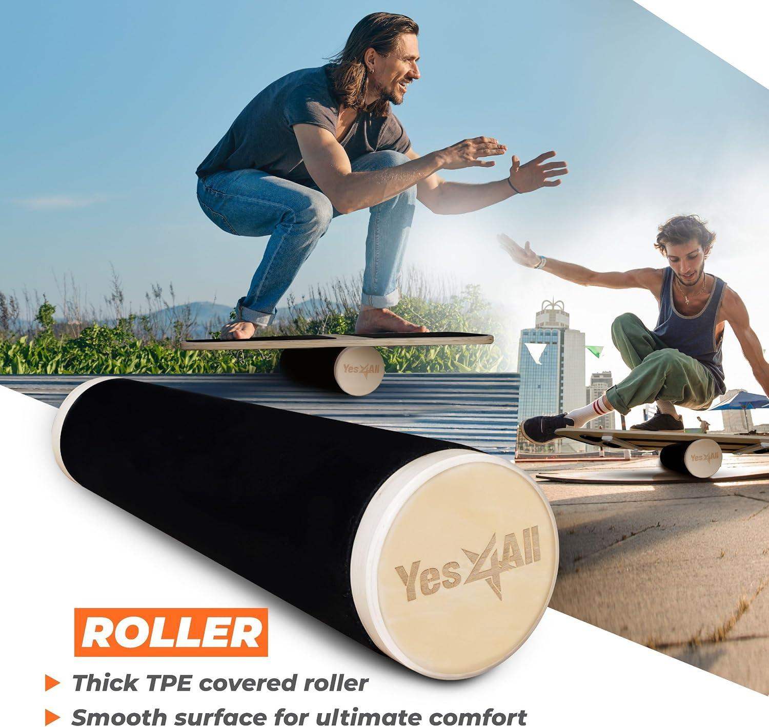 Balance Board Surf Sport Trainer for Core Strength & Coordination - imprüv  