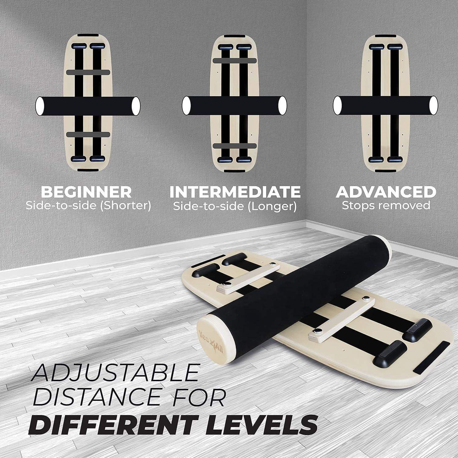 Balance Board Surf Sport Trainer for Core Strength & Coordination - imprüv  