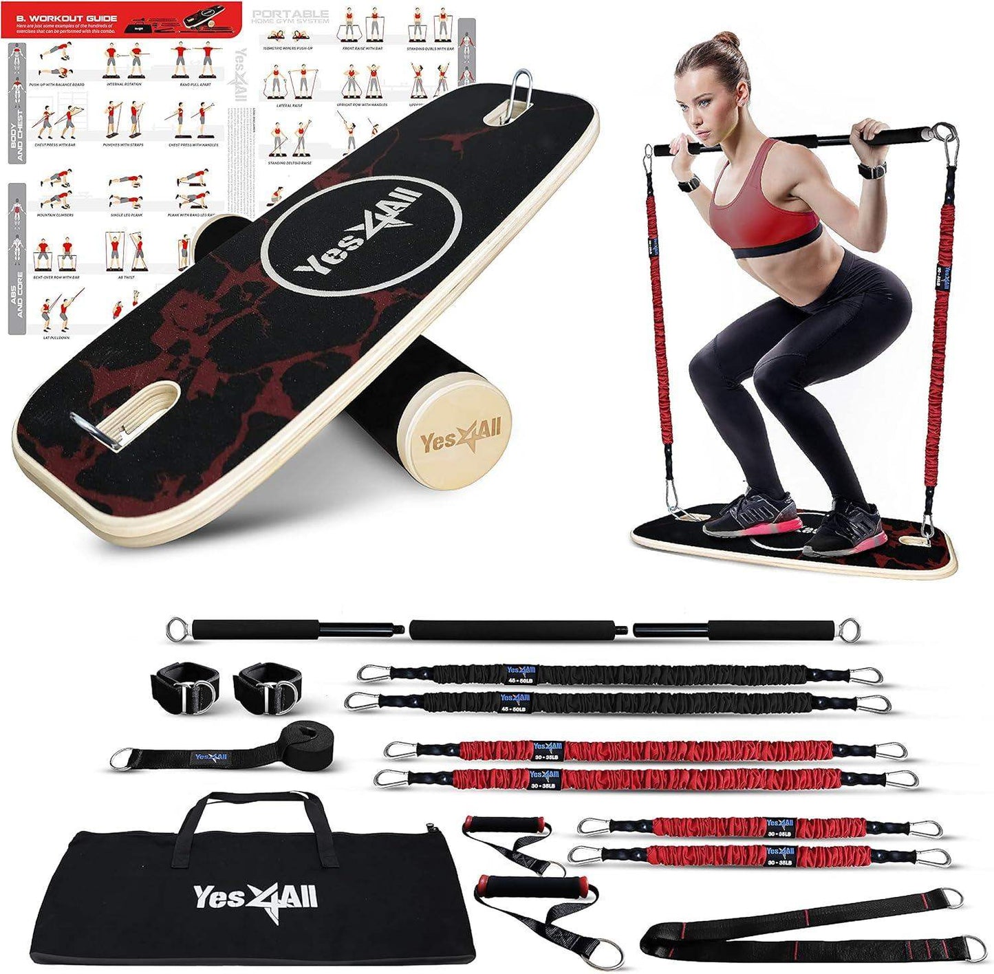 Balance Board Surf Sport Trainer for Core Strength & Coordination - imprüv  