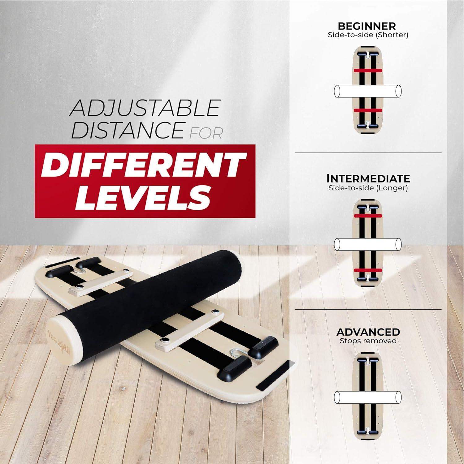 Balance Board Surf Sport Trainer for Core Strength & Coordination - imprüv  