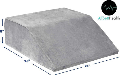 Bed Wedge and Leg Elevation Foam Pillow Bolster for Comfort and Circulation - imprüv  