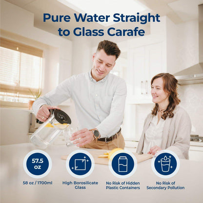 Bluevua Reverse Osmosis Countertop Water Filter System with 6-Stage Purification and Remineralization (Optional UV Sterilization) - imprüv  