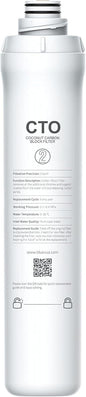 Bluevua Water Filter System Replacement Filter Set, Pack of 4 Filters: 1 PP, 1 CTO, 1 RO, 1 PCF - imprüv  