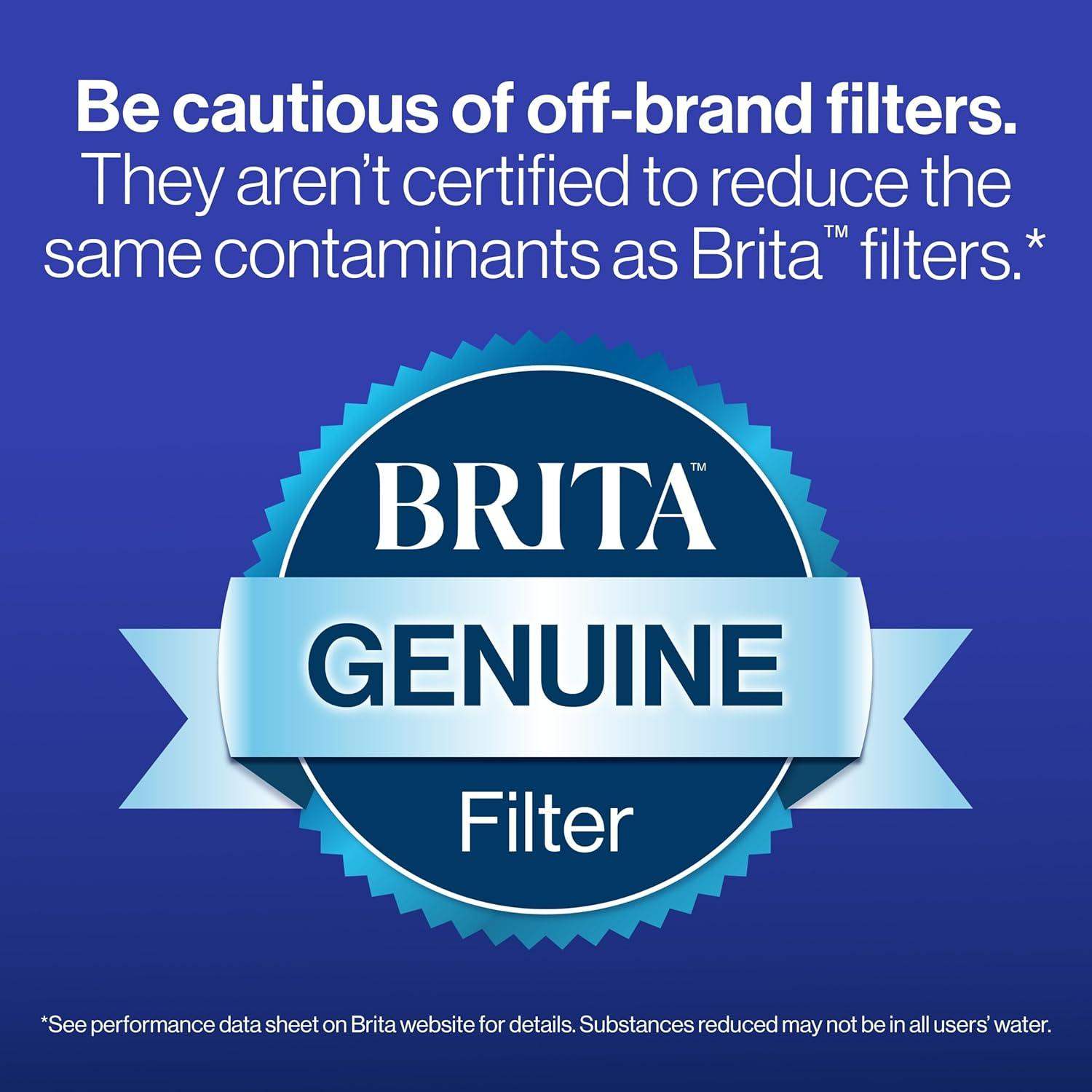 Brita Everyday Elite Water Filter Pitcher with 10 Cup Capacity, Removes 99 Percent of Lead - imprüv  