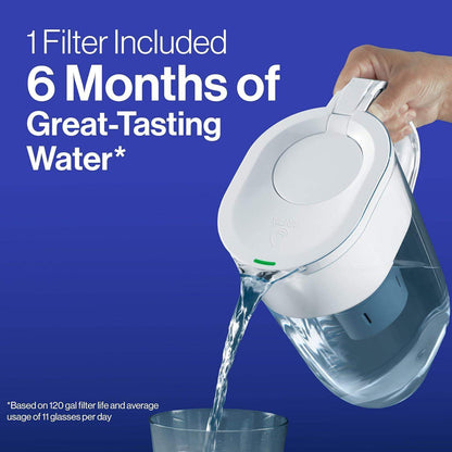 Brita Everyday Elite Water Filter Pitcher with 10 Cup Capacity, Removes 99 Percent of Lead - imprüv  
