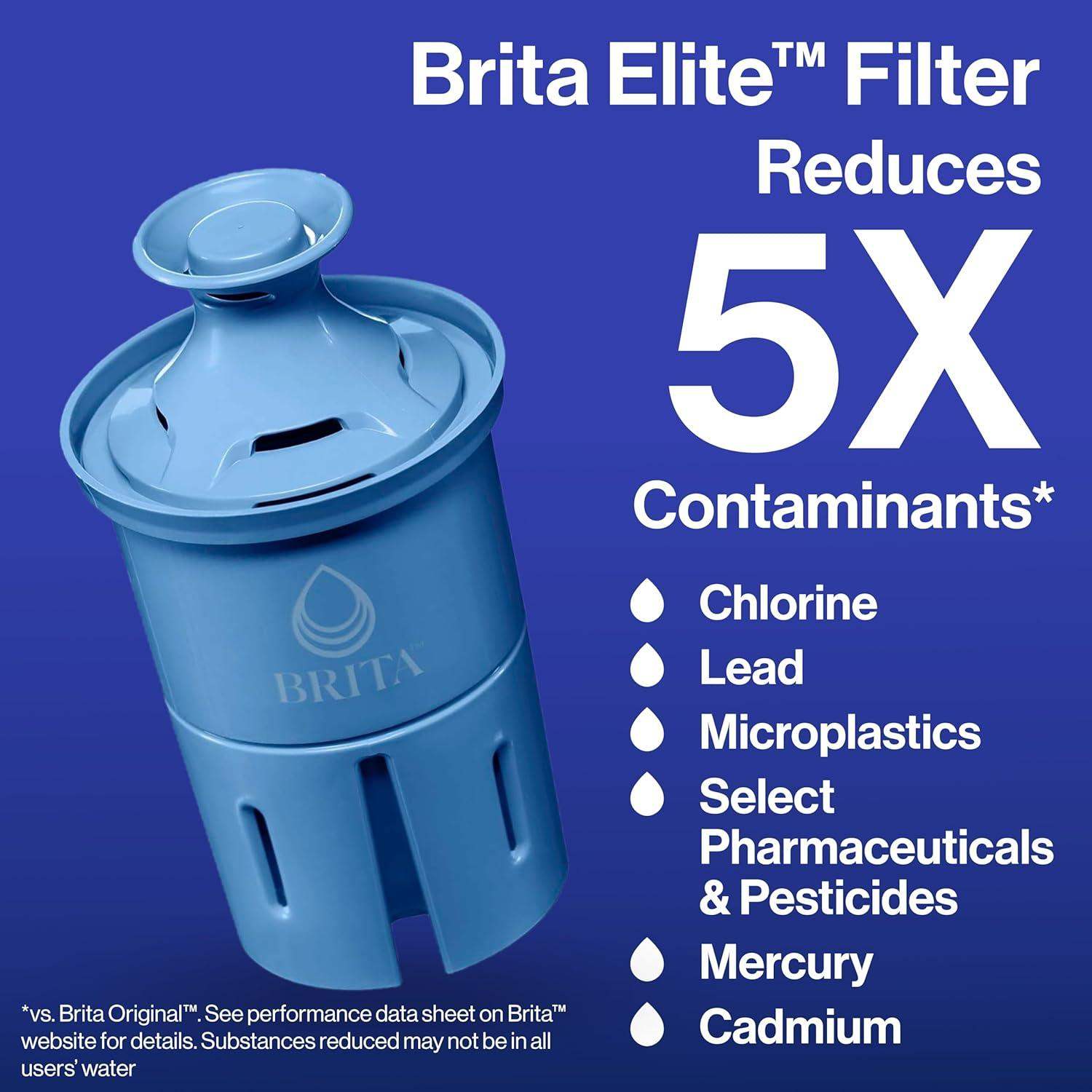 Brita UltraMax Elite Water Filter Dispenser with 27 Cup Capacity, Removes 99 Percent of Lead - imprüv  