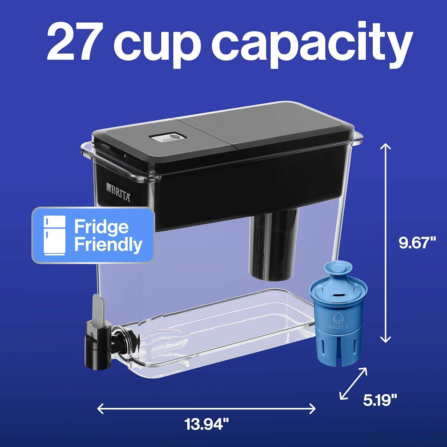 Brita UltraMax Elite Water Filter Dispenser with 27 Cup Capacity, Removes 99 Percent of Lead - imprüv  