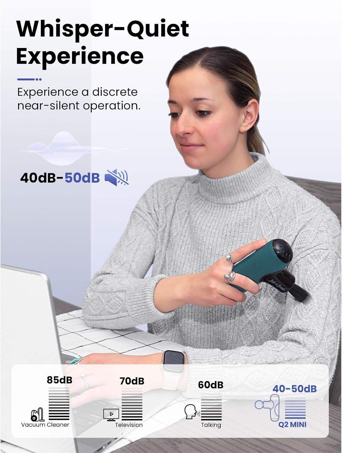 Deep Tissue Pocket-Size Mini Massage Gun for Portable Muscle Relief On-the-Go - imprüv  