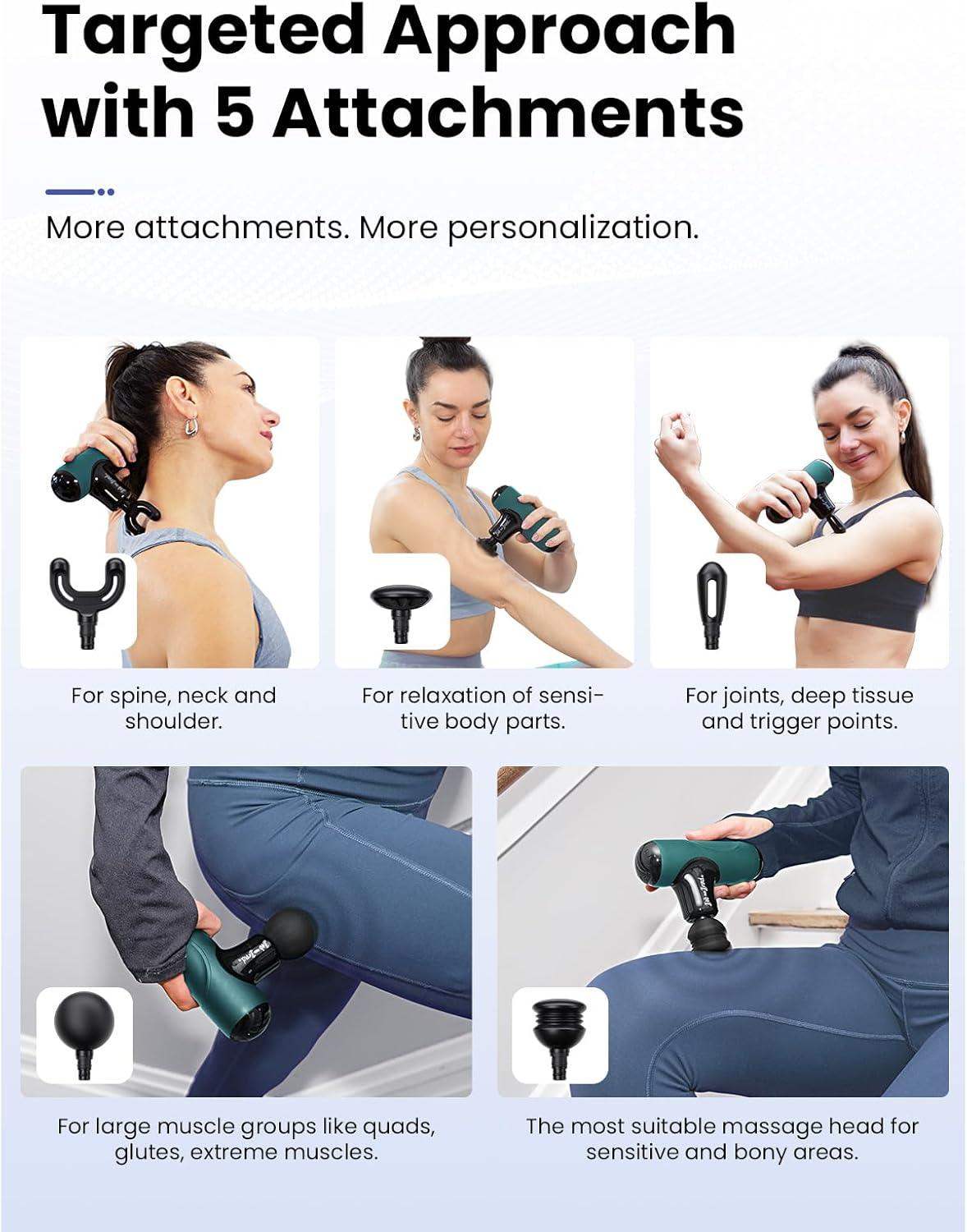 Deep Tissue Pocket-Size Mini Massage Gun for Portable Muscle Relief On-the-Go - imprüv  